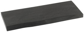 Čierna nástenná drevená polica z mangového dreva Gerard Mango S - 70*27*4cm