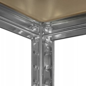 AKCIA - Balíček : 10x Regál 180x90x40 cm 5polic zinkovaný kovový