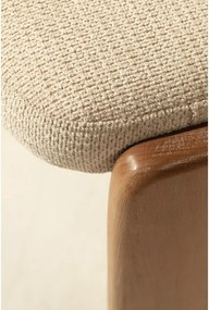 Krémovobiele čalúnené jedálenské stoličky v súprave 2 ks Nadia – MOME