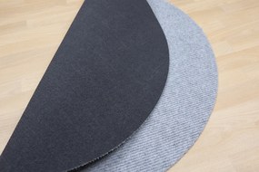 Vopi koberce Kusový koberec Quick step šedý kruh - 160x160 (priemer) kruh cm