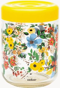 Sklenená úložná dóza Fiori Frida, 0,8 l
