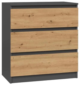 Nočný stolíkMalwa M3 Antracit/Artisan