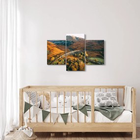 Obraz mosta v škótskom údolí (90x60 cm)