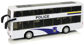 LEAN TOYS Policajný autobus so zvukom
