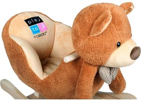 Hojdacia hračka so zvukom PlayTo medvedík hnedá