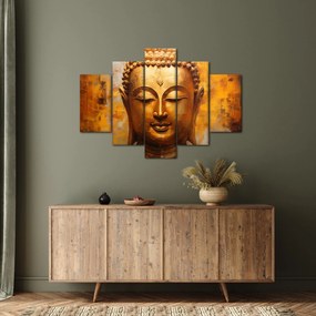 Obraz - Budha, olejomaľba (150x105 cm)