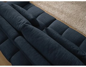 Tmavomodrá ženilková pohovka 264 cm Ivane – Bobochic Paris