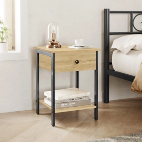 Odkladací stolík so zásuvkou TAYLOR ARTISAN 40x40 cm