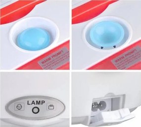 YS-004 - 220V + 12V - oranžový - ohrievací box na jedlo