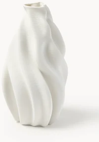 3D tlačená porcelánová váza Melody, V 29 cm
