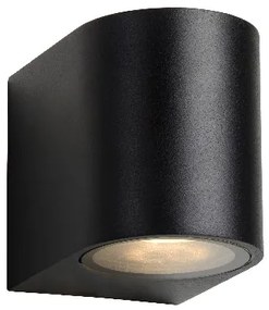 Lucide 22861/05/30 ZORA-LED - Nástenný reflektor pre vonkajšie požitie - LED stmievatelná - GU10 - 1x5W 3000K - IP44 - čierny