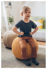 Pieskovohnedý puf na sedenie Bonami Essentials Jagger