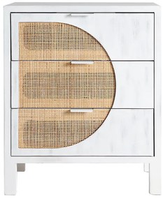 Nočný stolík menze 60 x 38 cm biely MUZZA