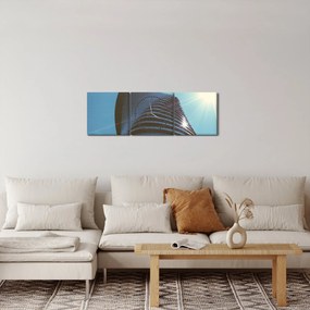 Obraz - Architektúra (s hodinami) (90x30 cm)