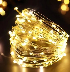 Vianočné svetielka 50l kvapky 7/19/nik bat. ww