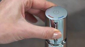 Hansgrohe Talis Select S, umývadlová batéria 190 s výpustom, ovládanie tlačidlom, chrómová, HAN-72044000
