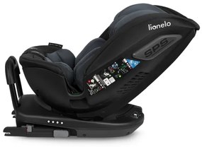 Lionelo - Autosedačka s otočnou základňou BASTIAAN i-Size 40-150 cm Grey Stone