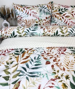 INTERMEDIC SK Listy Jesene– bavlnené obliečky 140x200/70x90 cm, 100% bavlna, zips