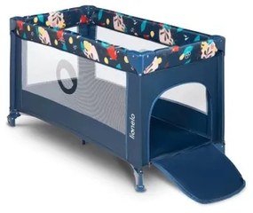 Lionelo - Cestovná postieľka STEFI tmavomodrá