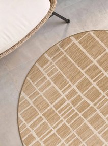 Koberec Ted Baker Haringey Crouch naturálny / biely kruh