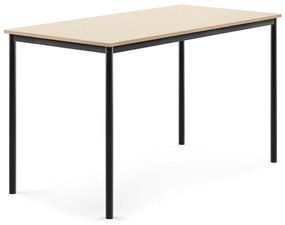 Stôl BORÅS, 1600x800x900 mm, laminát - breza, antracit