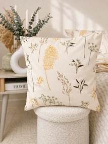 INTERMEDIC SK Dekoračná obliečka na vankúš Lúčna Tráva 40x40 cm 100% bavlna zips