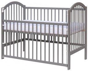 SC Detská postieľka Alenka 120x60 sivá