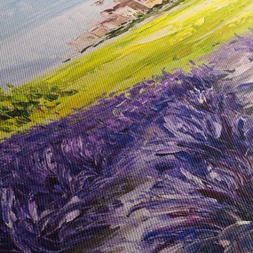 Obraz - Provance, Francúzsko, olejomaľba (90x60 cm)