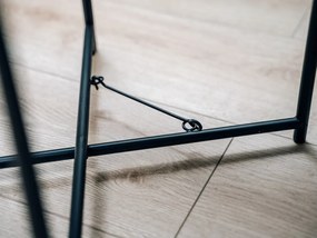 Konferenčný stolík LYRIA, čierna Veľkosť: L