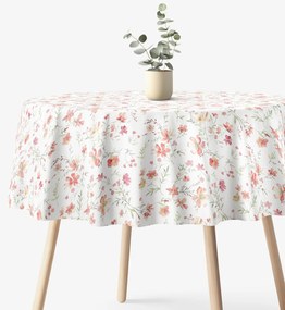 Goldea okrúhly obrus valencia - lúčne kvety Ø 220 cm