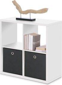 Regál Max, 2x2 priehradky, biely