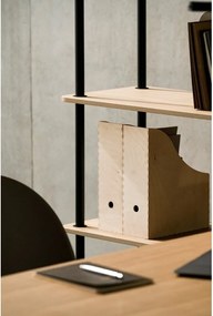 Regál v dekore duba v prírodnej farbe 80x54,5x35 cm Teidi – noo.ma