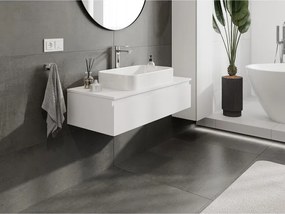 Mexen Orio, kúpeľňová skrinka 100 cm s hornou časťou, 1 zásuvka, biela matná, 91A10-10023-1-BFC01