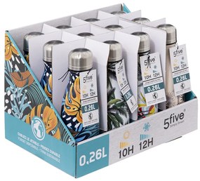Nerezová termo fľaša Egzotic 260ml