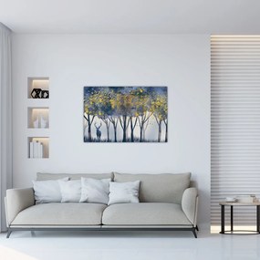 Obraz jeleňa v lese (90x60 cm)