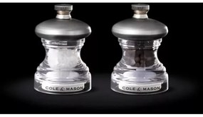 Cole&Mason - Sada mlynčekov na soľ a korenie BUTTON 2 ks 6,5 cm