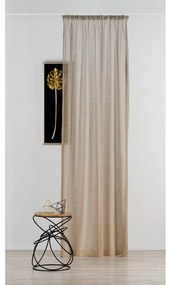 Záclona v béžovo-zlatej farbe 140x245 cm Carmine - Mendola Fabrics