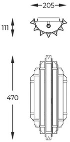 Zuma Line W0556-02A-V7V7 - Nástenné svietidlo ALEXANDRIA 2xG9/42W/230V zlatá