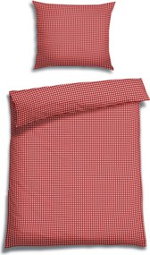 XXXLutz POSTEĽNÁ BIELIZEŇ, seersucker, červená, 140/220 cm Florella - Obliečky & plachty - 004388012501