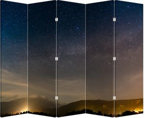 Paraván - Nočná obloha (210x170 cm)