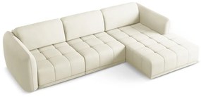 Biela rohová pohovka (pravý roh) Hoku – Makamii