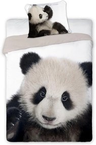 Obliečky s fototlačou Panda, 140x200 cm