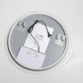 Brilagi - LED stmievateľné vyhrievané zrkadlo s podsvietením CLARA ECO LED/12W/230V priemer 60 cm IP44