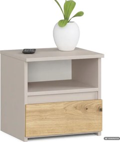 Nočný stolík CL1 PK kašmírový / dub artisan