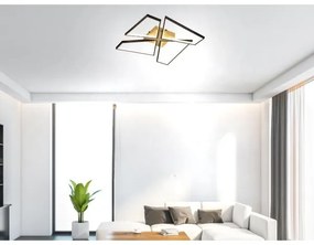 LED Stmievateľné stropné svietidlo LED/115W/230V 3000-6500K hnedá/čierna + DO