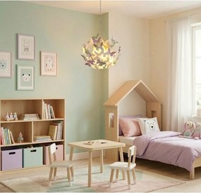 Detský luster s plastovým tienidlom ø 50 cm Butterfly – Reality