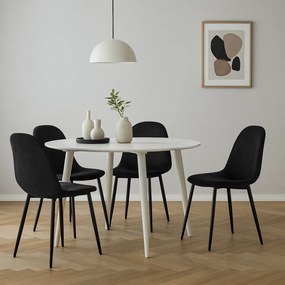 Noela Zamatová jedálenská stolička MARIE čierna