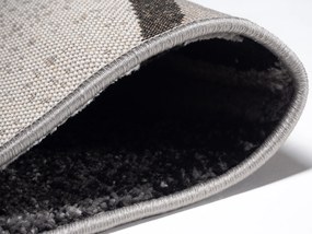 Spoltex, Šedý kusový koberec Enigma grey 9358, 160x230, šedá, kancelária