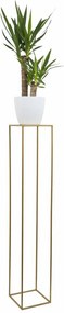 STOJAN NA KVETINÁČ SIMPLE 130X24X24 CM ZLATÁ