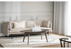 Tmavohnedý konferenčný stolík v dekore duba 65x130 cm Yumi – Rowico